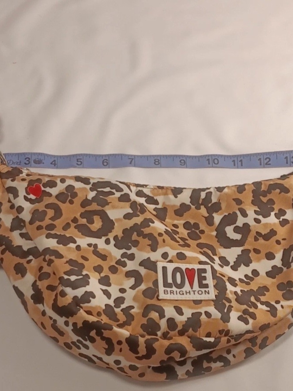 Brighton Leopard Print Crossbody Bag - Brown